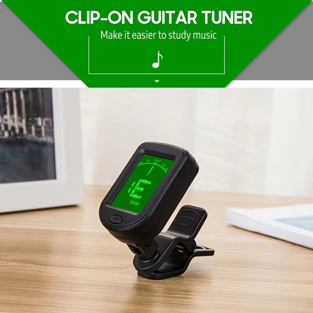 Guitar Tuner Clip - Clip on Mini Guitar Tuner Mini