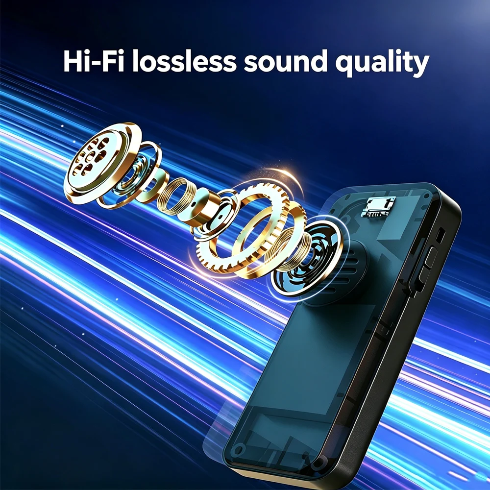 KEBIDU Portable MP3 Player Blu - огляд і ціна Audio Music Recorder