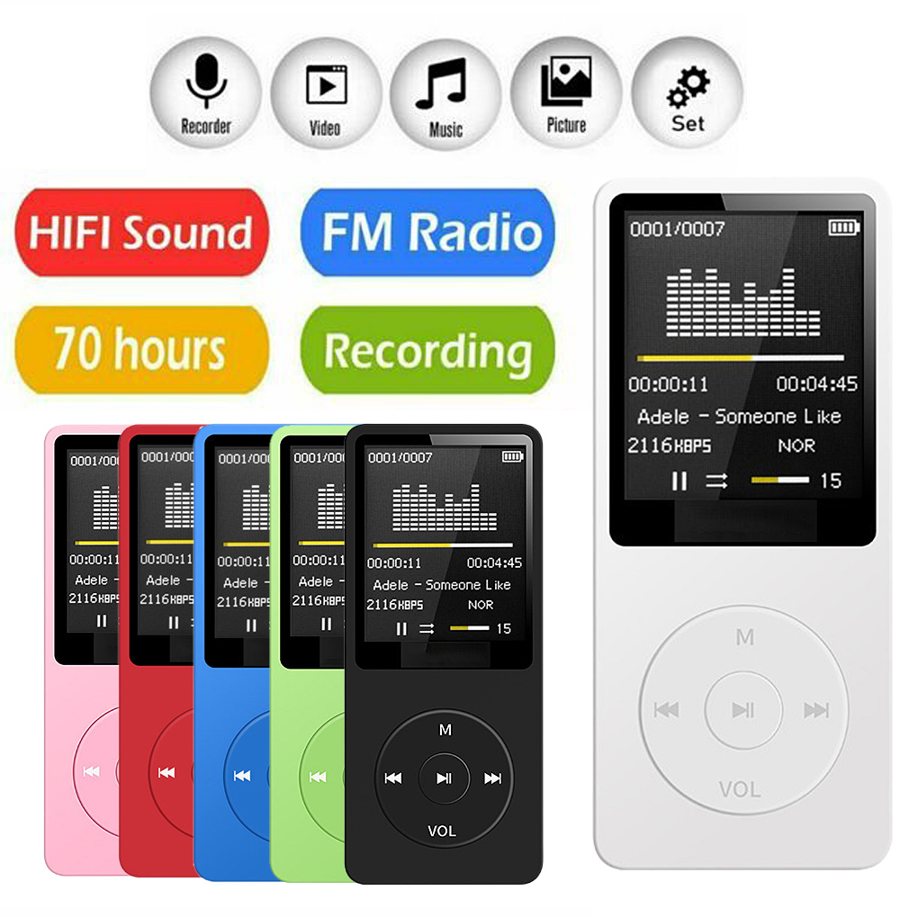 Portable MP3 Player Rechargeab - огляд і ціна Audio Music Recorder