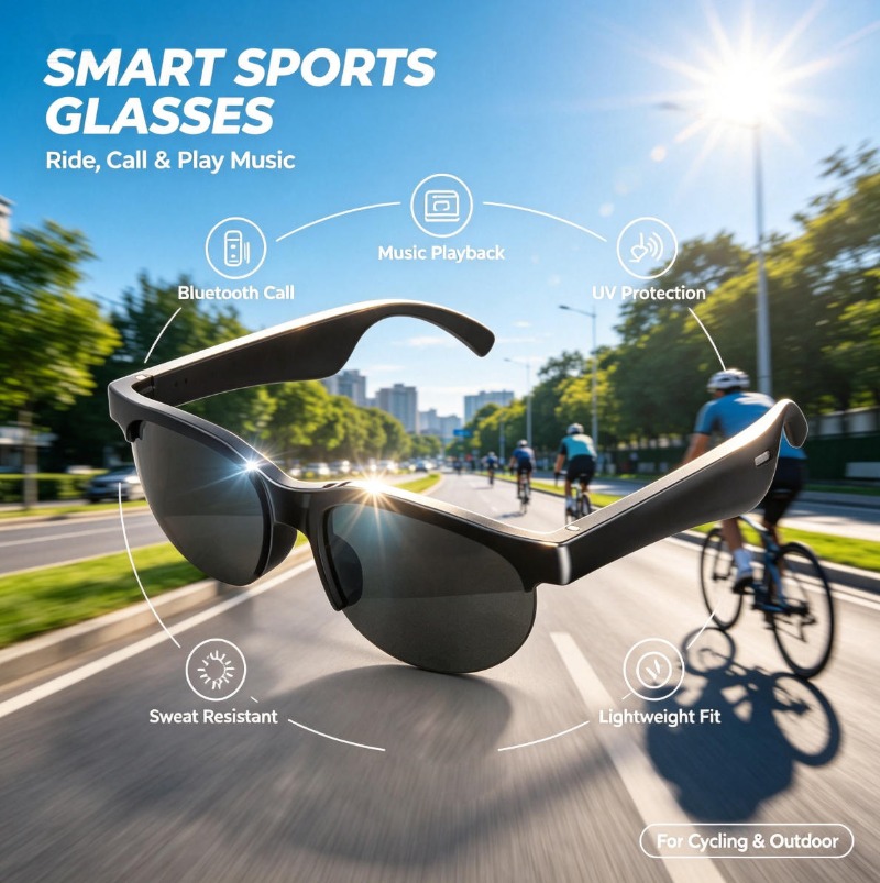 Smart Glasses Bluetooth Call M - огляд і ціна Audio To Music