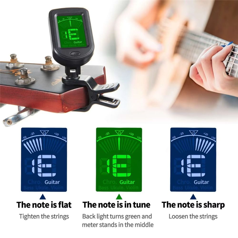Clip on Mini Guitar Tuner Mini - огляд і ціна Guitar Tuner Clip