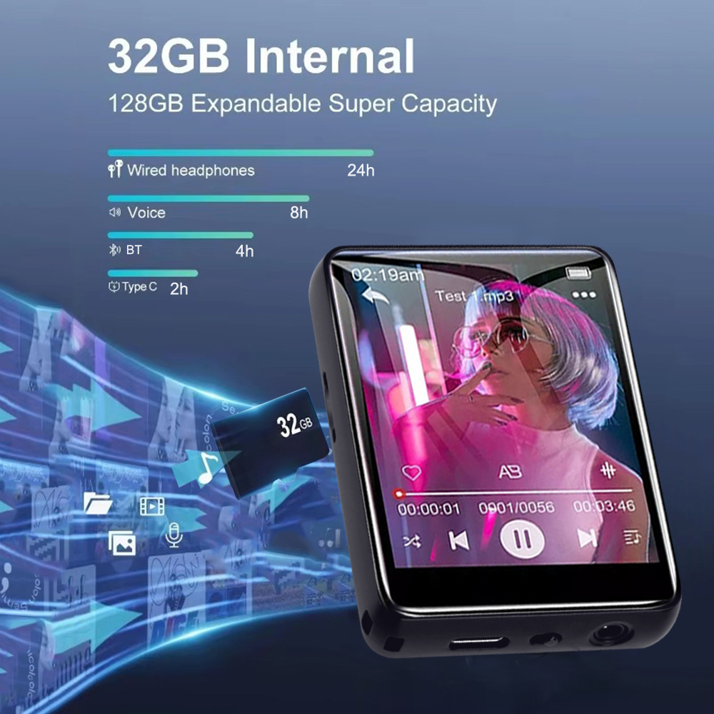 128GB 2.4 Inch Touch Screen Bl - огляд і ціна Audio Music Recorder