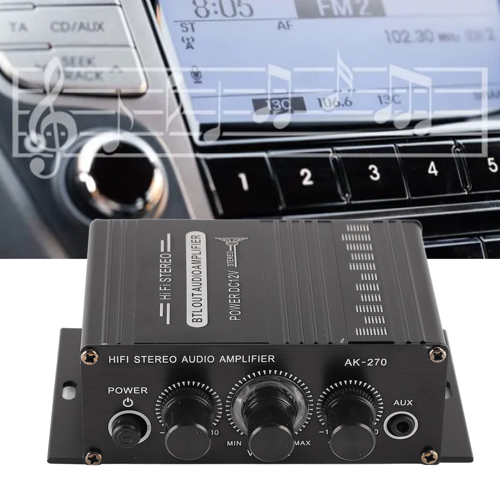Stereo Amplifier Motorcycle Am - огляд і ціна Portable Amplifier Mini