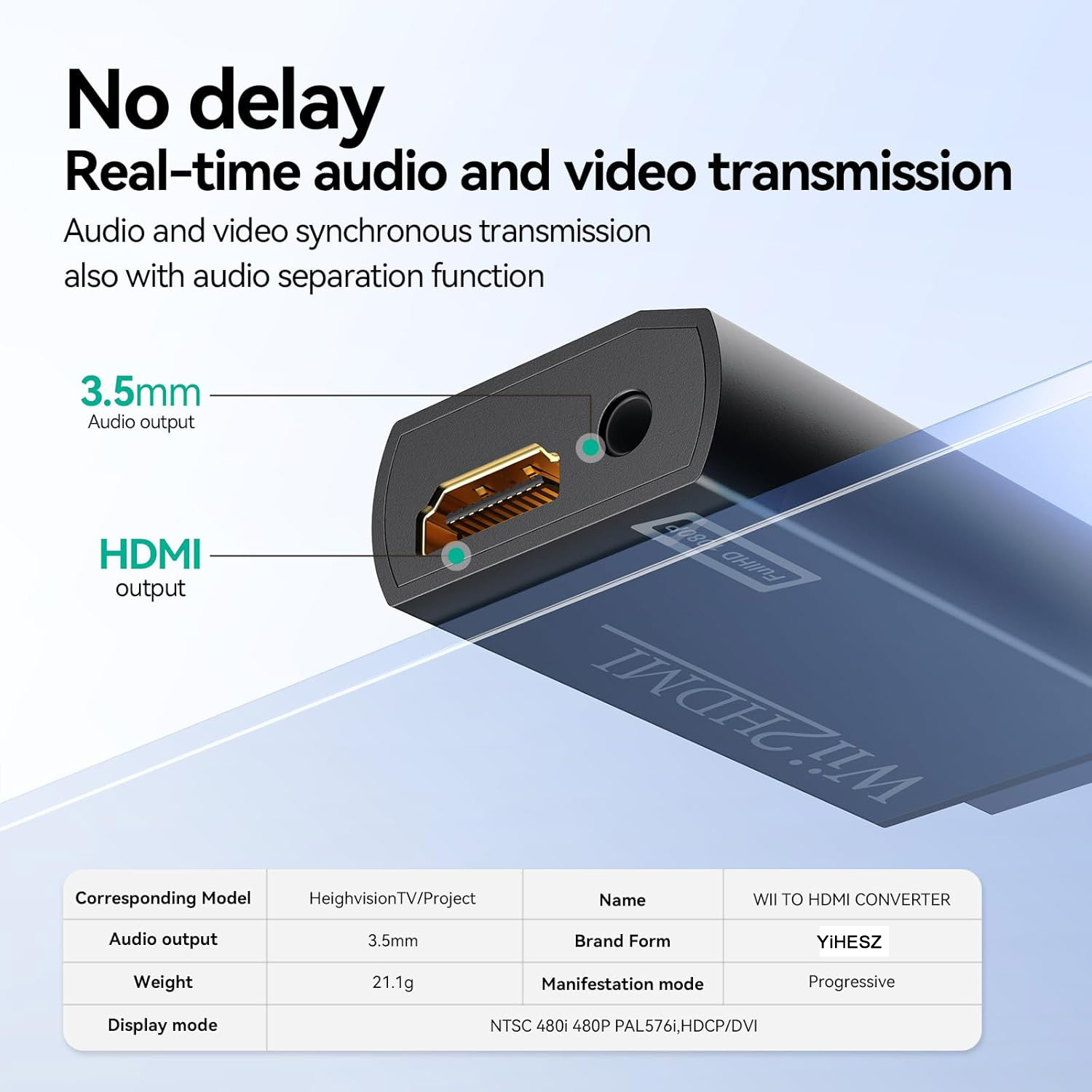 Wii to HDMI Converter Full HD  - огляд і ціна Audio Music Converter