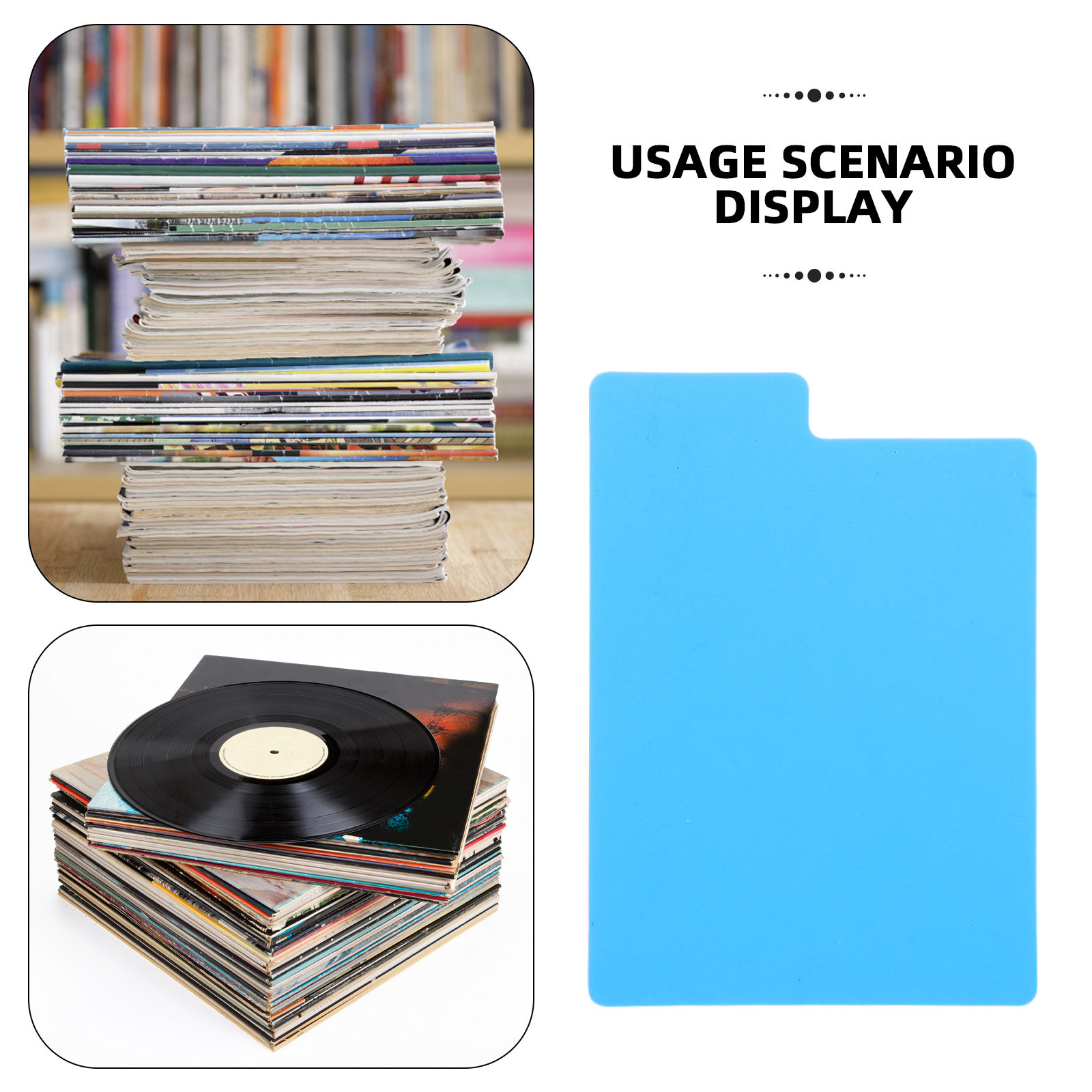 50Pcs Vinyl Record Dividers DI - огляд і ціна Audio And Music Separate