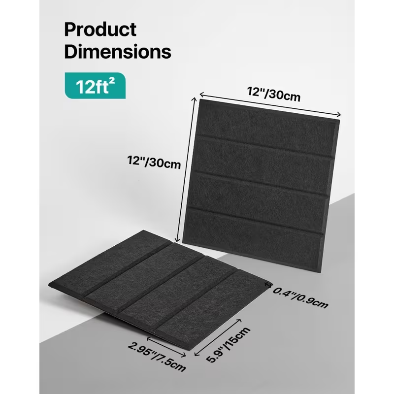 10Pcs Self‑Adhesive 12x12 Inch - огляд і ціна Studio Monitor Speaker