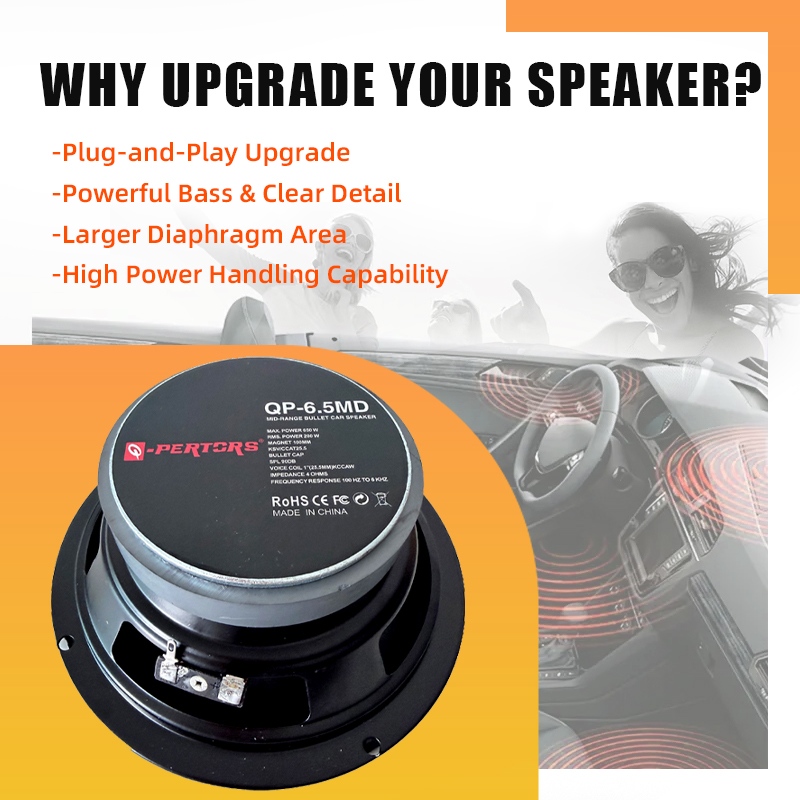 6.5Inch Universal Car Speaker  - огляд і ціна Audio Music Enhancer Free