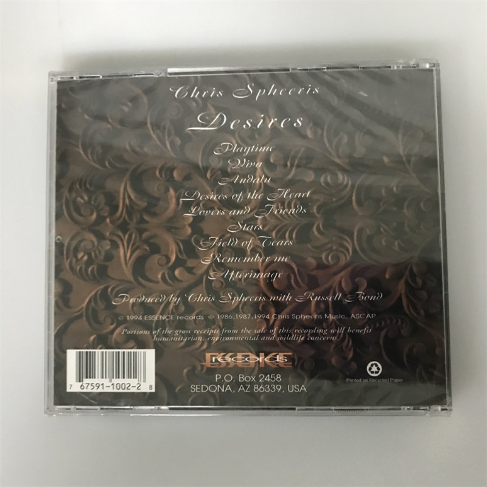 CD 'Desires' Chris Spheeris Mu - огляд і ціна Audio Musically