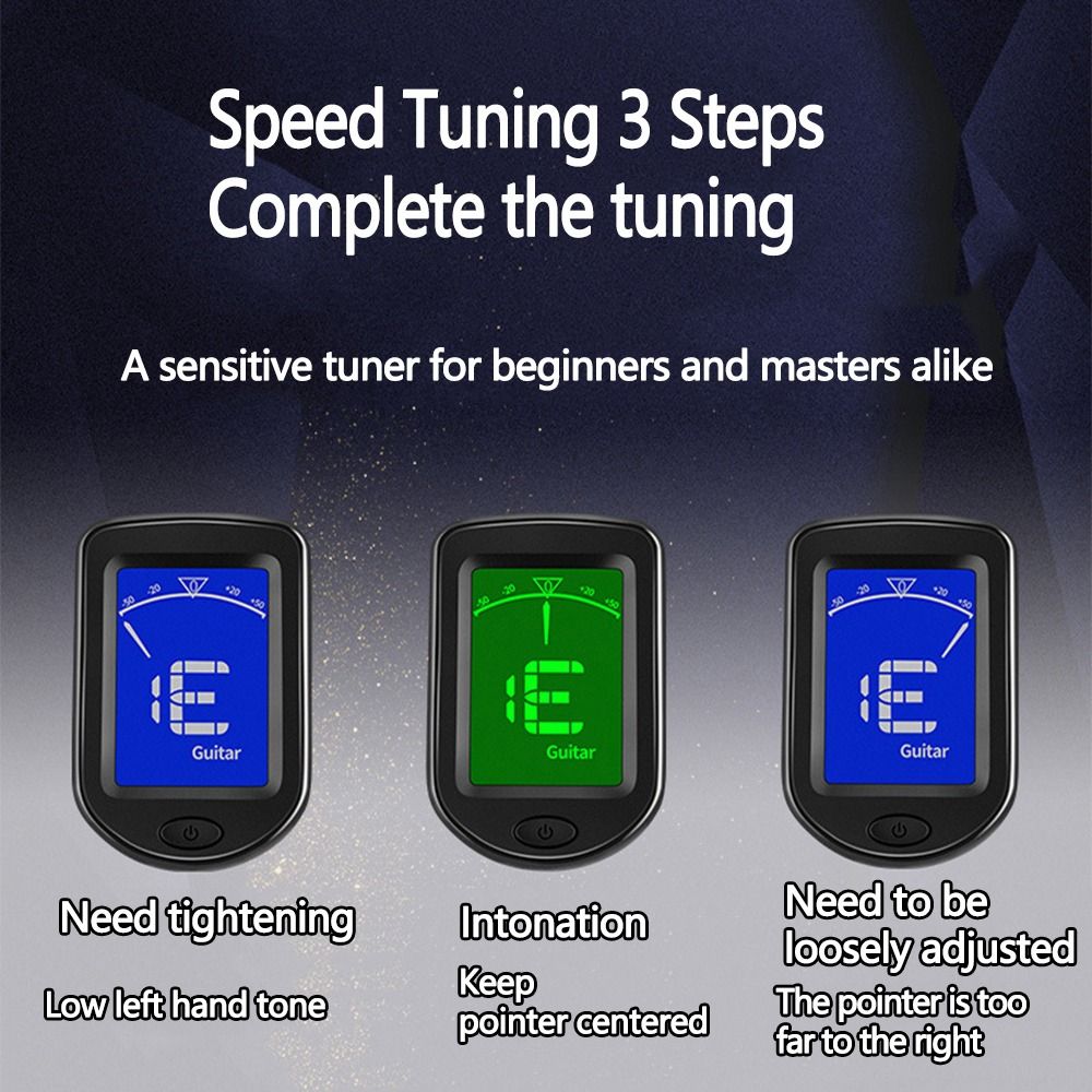 Clip on Guitar Tuner Mini LCD  - огляд і ціна Guitar Tuner Clip